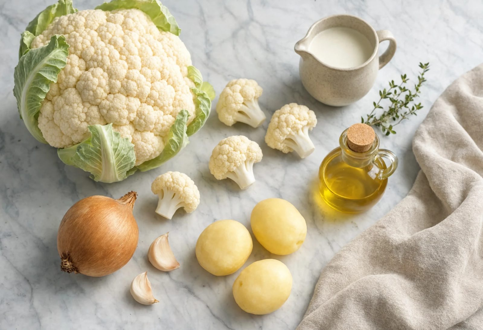 Creamy Cauliflower Soup, step photo
