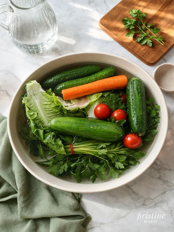Organic Micro Garden Salad, step photo