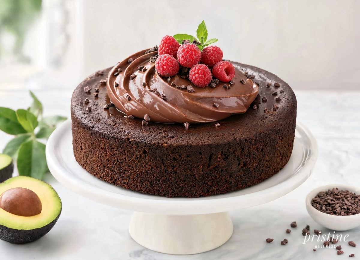 No Wheat Chocolate Mud Cake, step photo