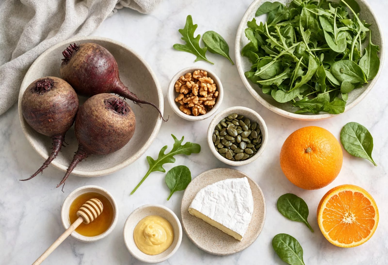 Wild Fermented Beetroot and Goat's Cheese Salad, step photo